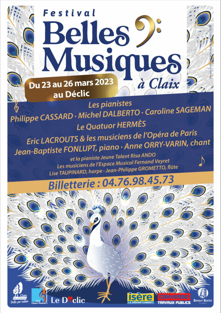 2ème édition du Festival Belles Musiques (23-26 mars 2023)