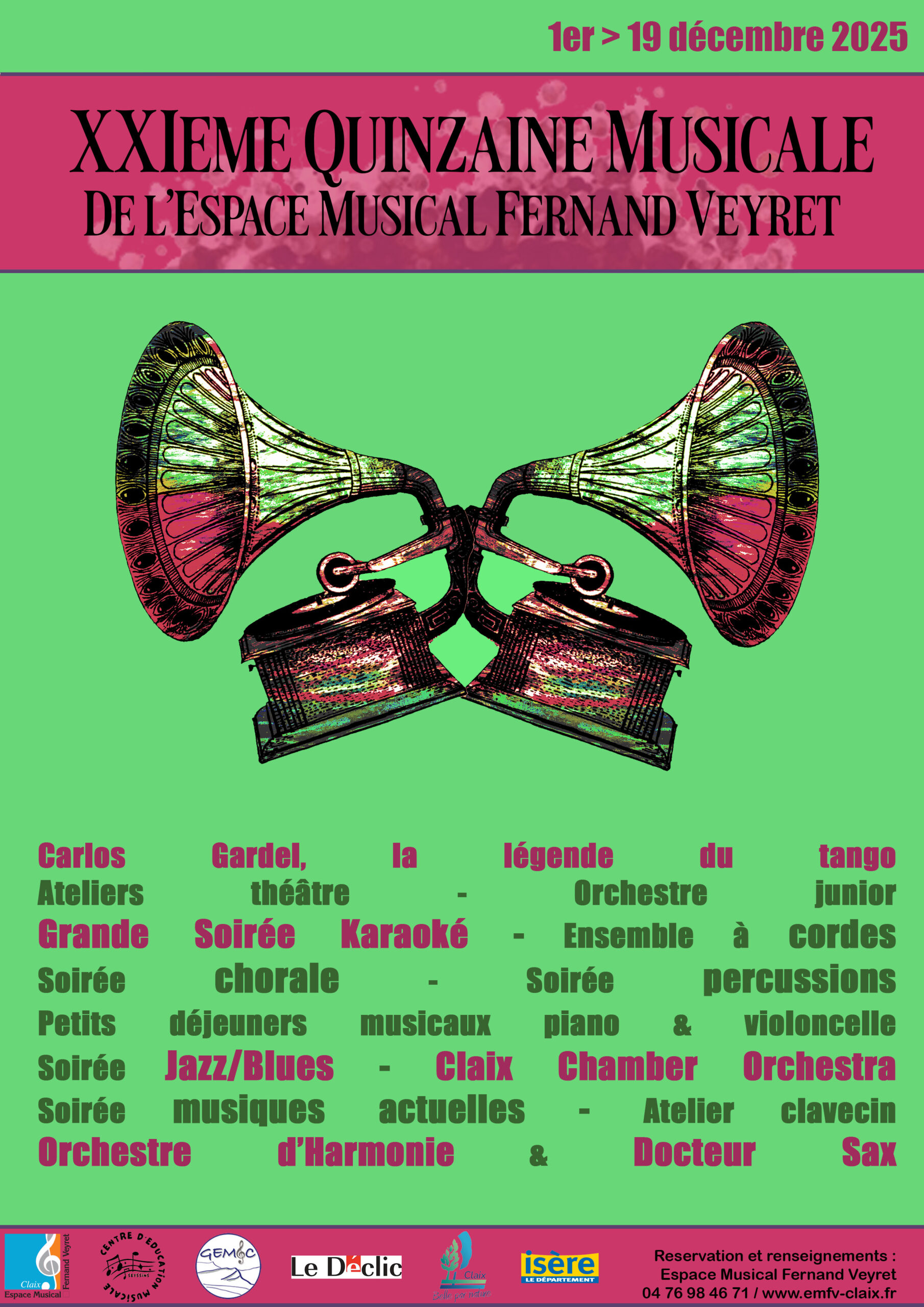 XXIème Quinzaine Musicale : du 1er au 19 décembre 2025